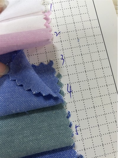 ZJ-XBZ 20636-1021 CVC高密牛津紡 成份：50%棉 50%滌 克重：130g 側面照